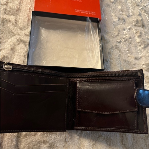 New in box Lupo Brown Leather Wallet - Picture 4 of 8